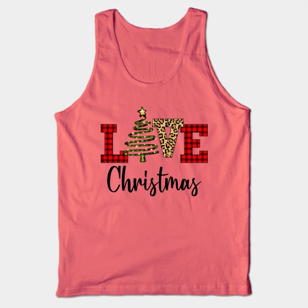 Love Christmas Tank Top by Peach Lily Rainbow